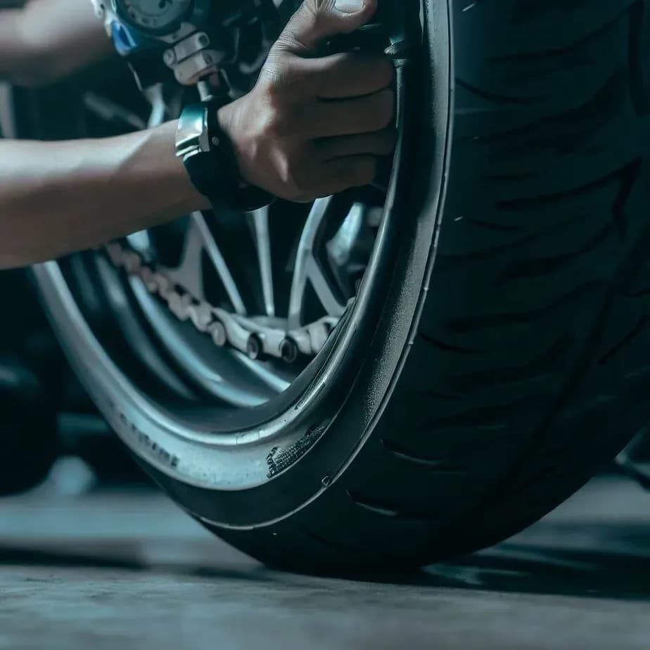 Ile ciśnienia w oponach motocyklowych? Uniknij niebezpieczeństw na drodze